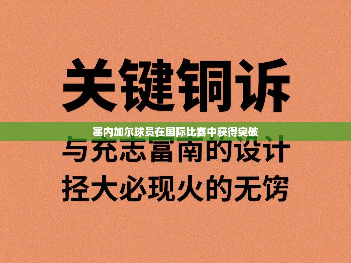 塞内加尔球员在国际比赛中获得突破 第2张